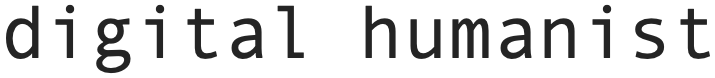 digital humanities logo button